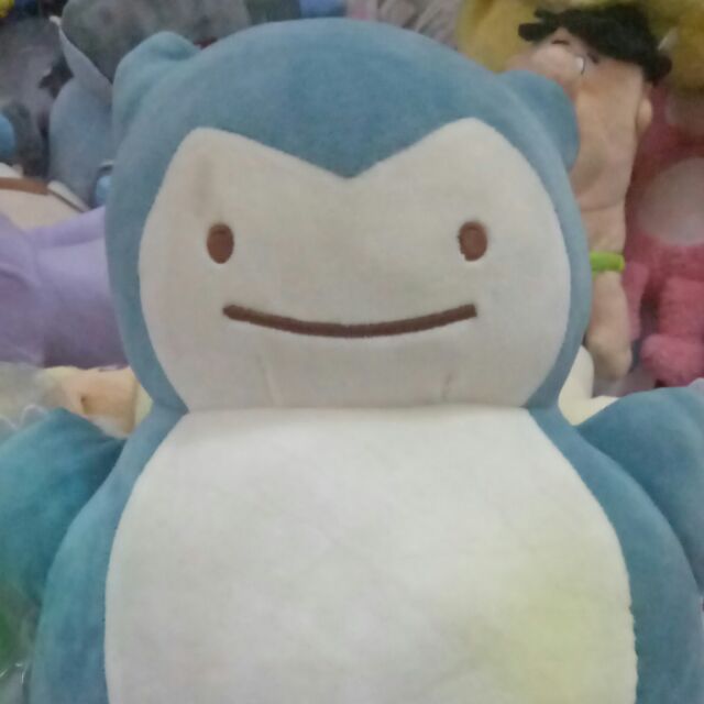 Ditto to snorlax plush discount