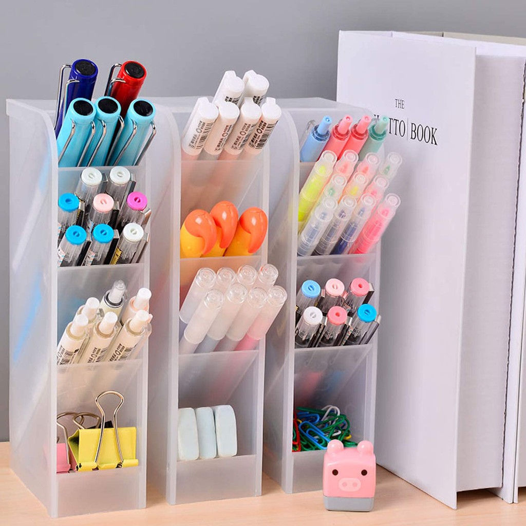 Pen Organizer Pencil Holder Makeup Lipsticks Storage, Multi-Functional ...