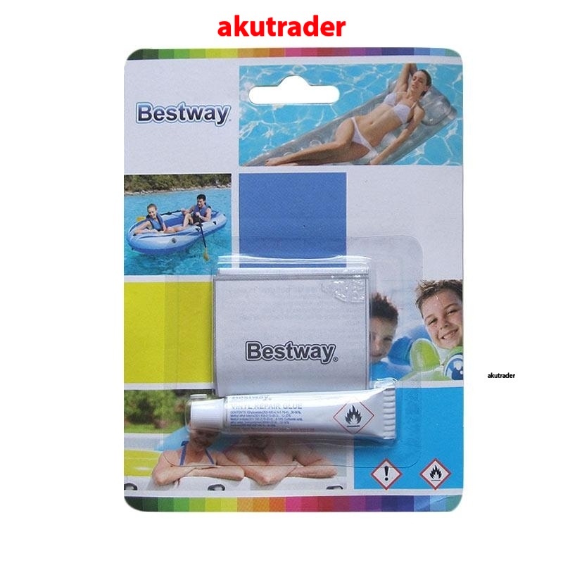 BESTWAY Heavy Duty Repair Kit For Inflatable Swimming Pools Float Air