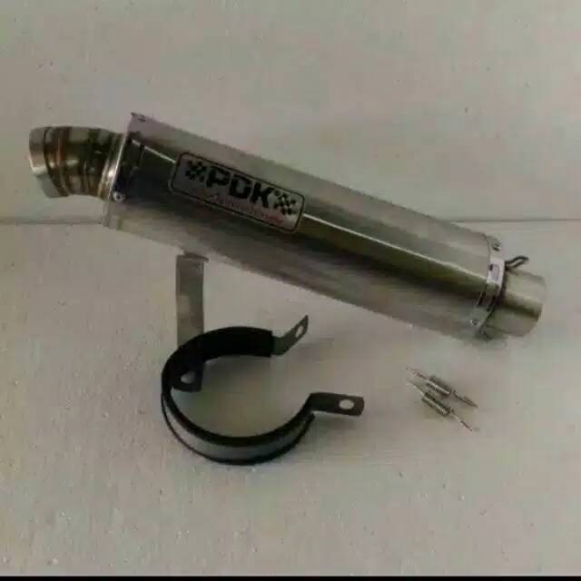 PDK RACING EXHAUST TUBE ROUND WELDING LENGTH 25CM THERE IS A DIAMETER ...