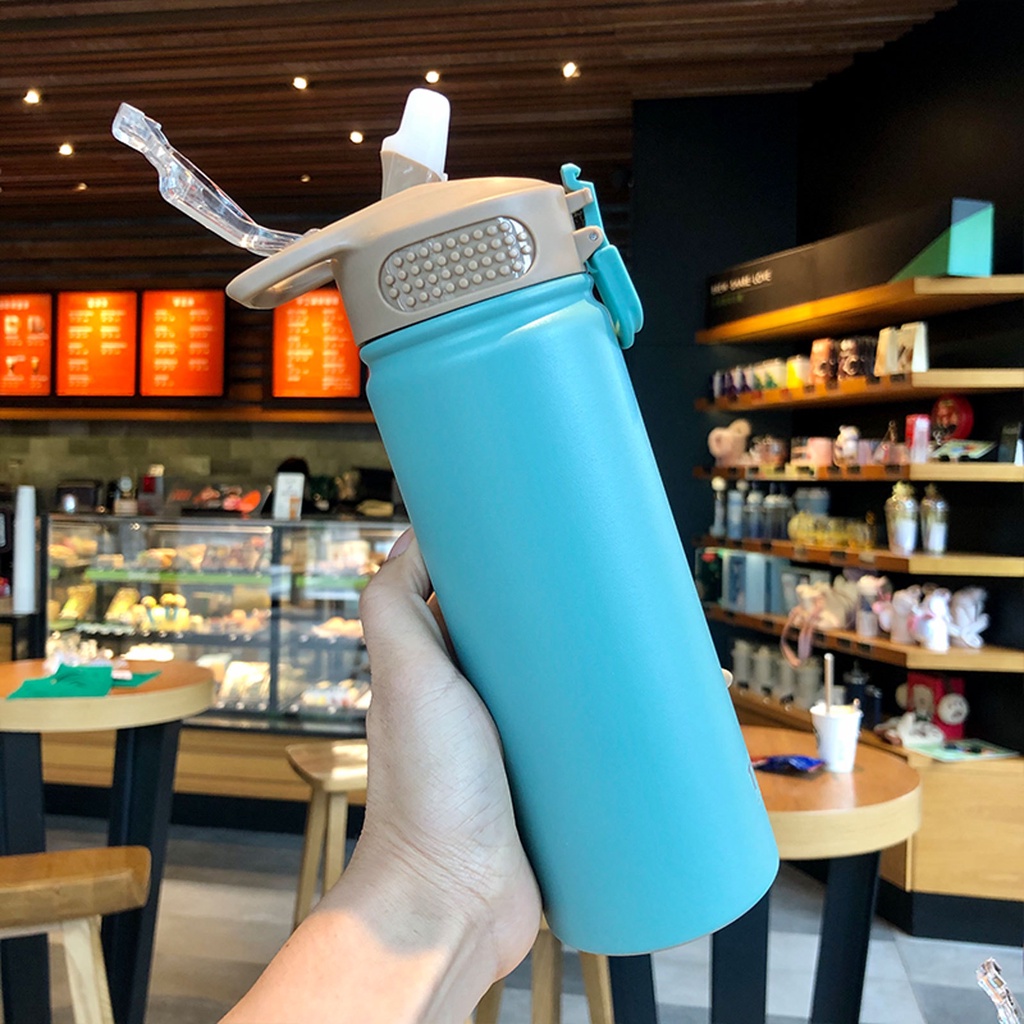 Tyeso Vacuum Insulated Bottle Tumbler Portable Stainless Steel Sport