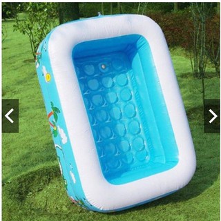 Square Children's Swimming Pool with Bubble Base C013 - Square Fish ...