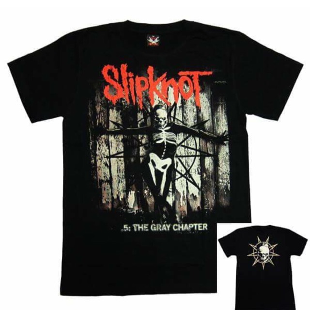 Slipknot Grey Chapter Rock Shirt Shopee Philippines 4465