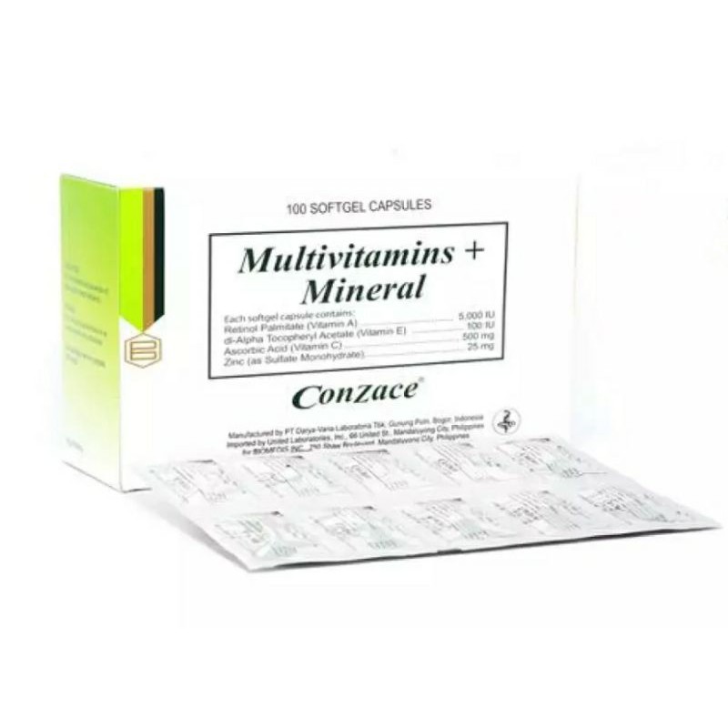 CONZACE Multivitamins + Minerals Shopee Philippines