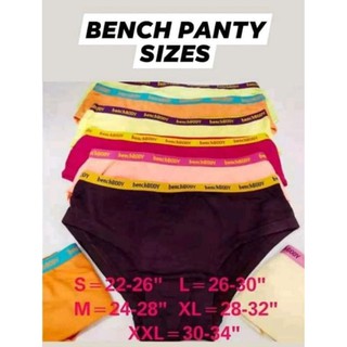 original bench panty 6 pch