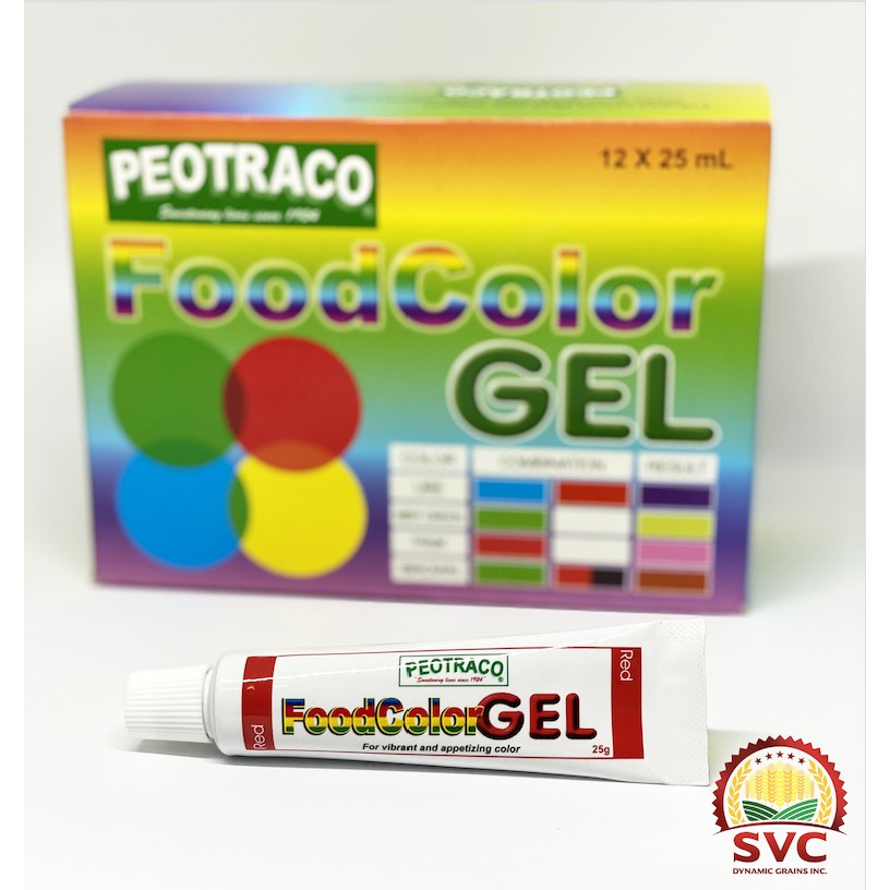 Peotraco Food Color Gel 25G Shopee Philippines