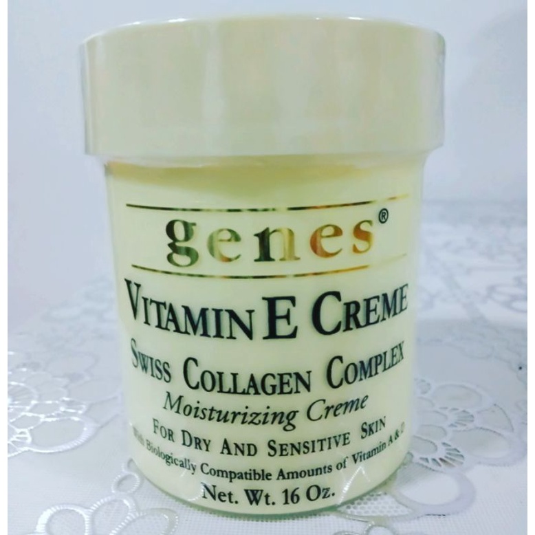 OriginaL Genes Vitamin E Creme Swiss Collagen Complex Moisturizing Creme 16 oz Shopee Philippines
