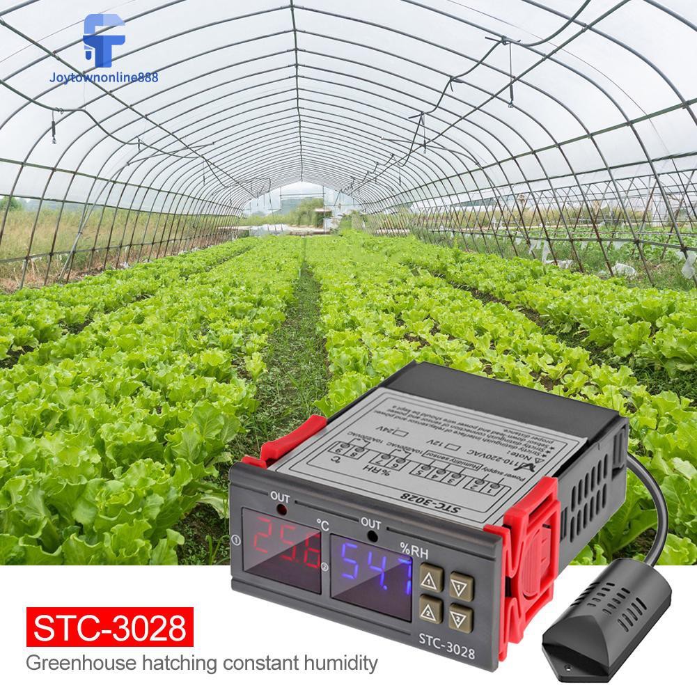 NJue Joeღ STC3028 Intelligent Digital Thermometer Hygrometer Incubator