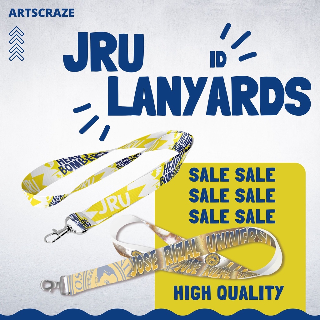 JRU (Jose Rizal University) High Quality ID Lanyards/Lace | Shopee ...
