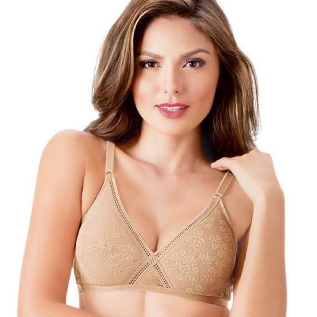  LANREN Women Back Buckle Cotton Bra Wire Size