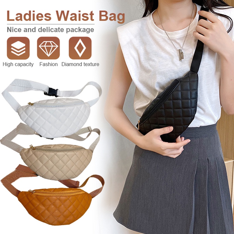 Women's Waist Bag Waterproof Messenger Bag Waist Bag Purse Belt Bag