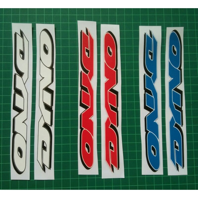 BMX GT Dyno Fork Decal Transparent Sticker Set for BMX 20