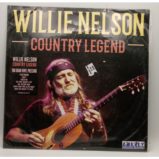 Willie Nelson Country Music Legend Vinyl Plaka Music Disc LP Record ...