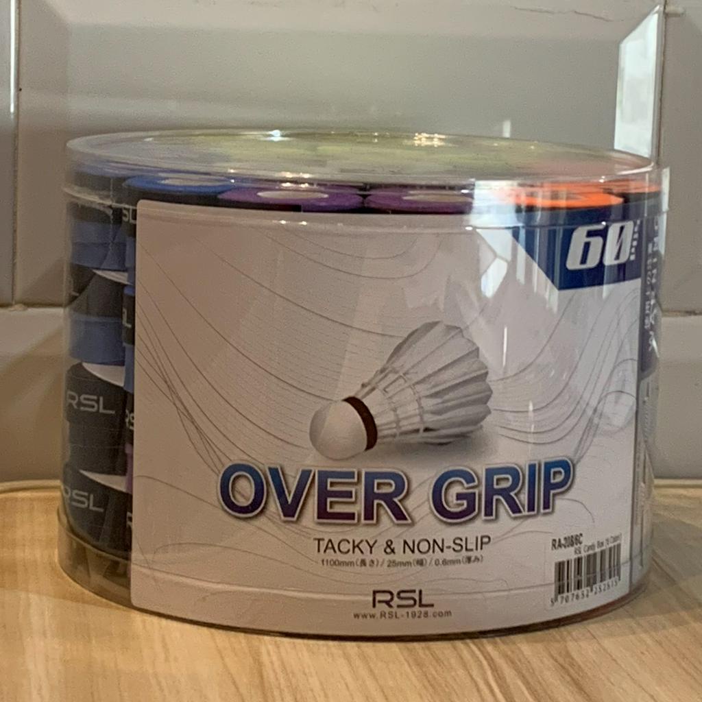 RSL Over Grip Racket Grip Tape Overgrips Assorted Color (Sold Per Piece ...