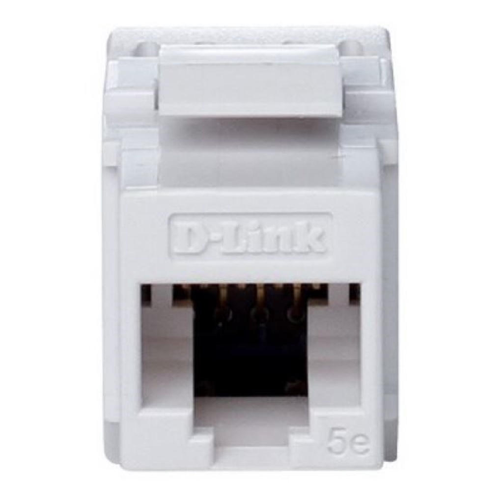 D-Link Nkj-5Ewhi1B21 Cat5E Utp 180 Punc Down Keystone Jack- White Color ...