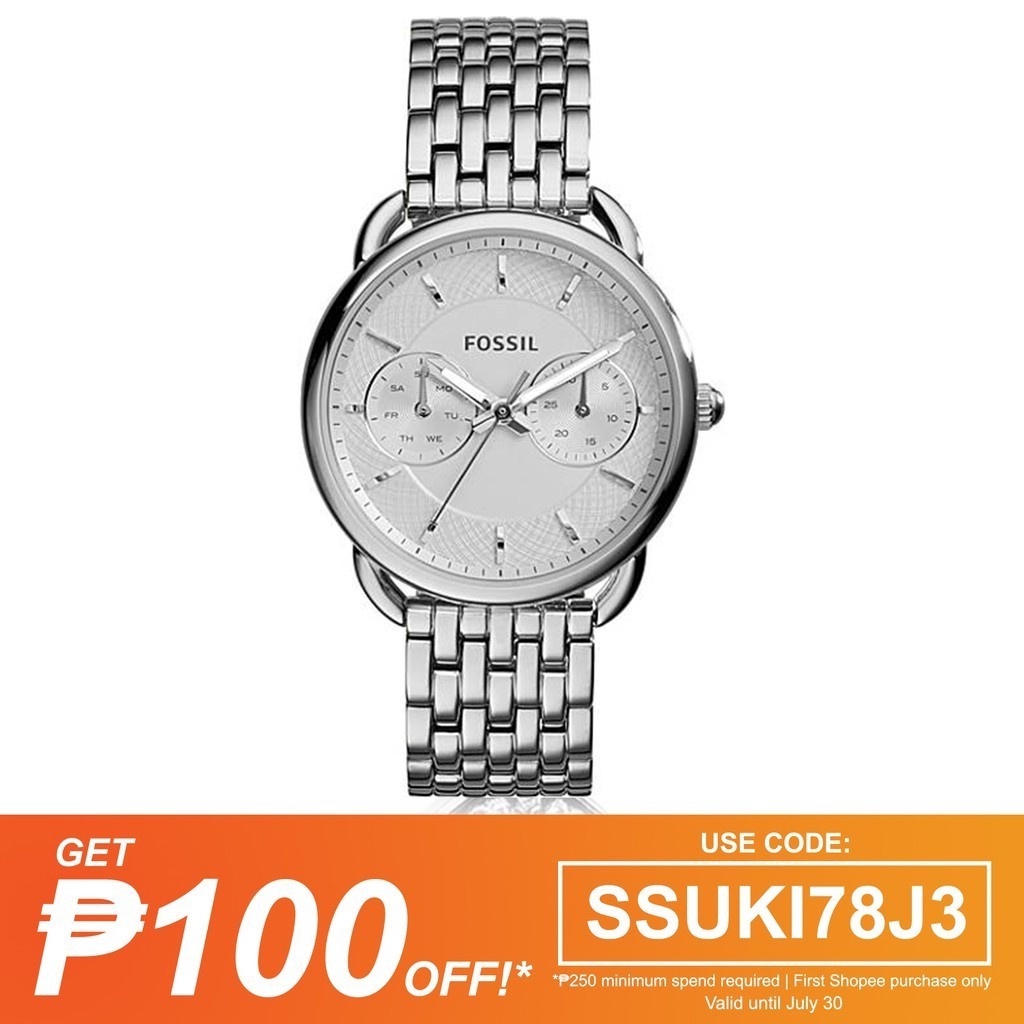 Fossil tailor outlet silver