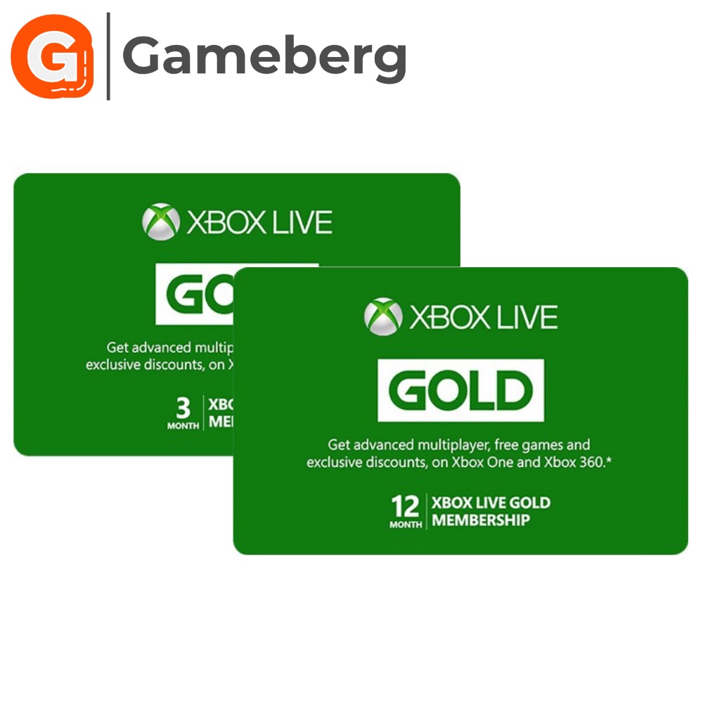 Xbox Live Gold / Game Pass Ultimate Subscription Card (COD Available