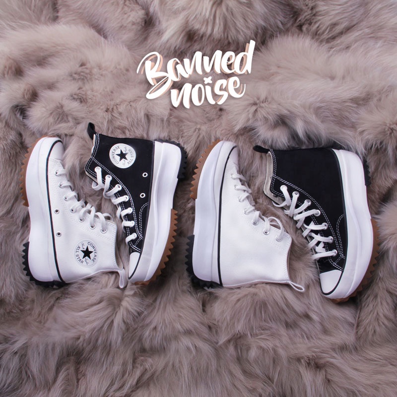 2colors Converse Run Star Hike 1970s High Top Canvas Shoes 166800c