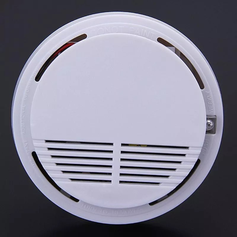 Smoke Detector Fire Alarm Indoor Security System 9V, Wireless Smoke