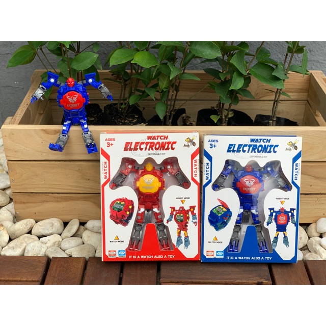Left Febprl15 Coat Robot Watch Boy Transformable Can Be Worn As A Watch ...