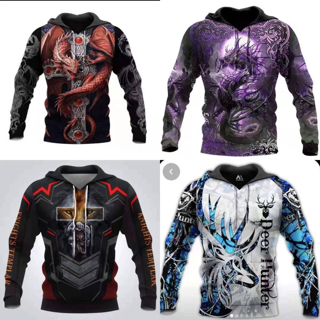 3d top hoodie jacket