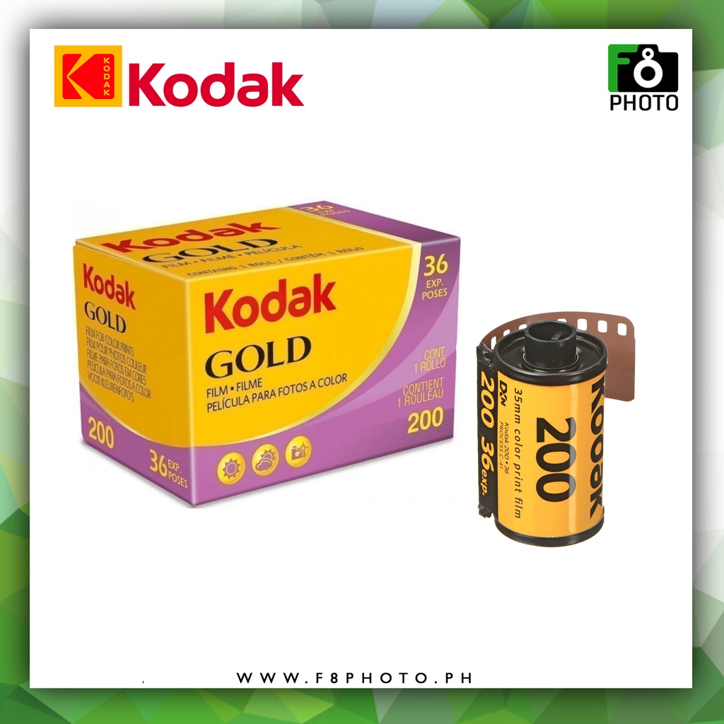 Kodak Gold 200 35mm Film 36 Exp. (EXPIRED BY: 11/2024) | Shopee Philippines