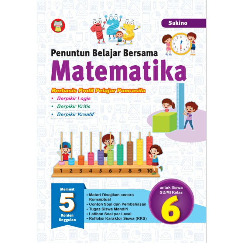 Yrama Widya's Book Learning Guide With Mathematics SD/MI 6th Grade ...