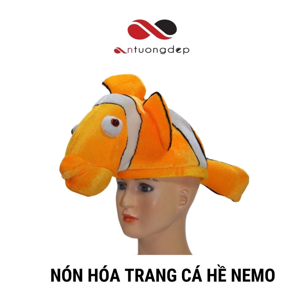 Nemo Clown Head Hat - Animal Costume Hat