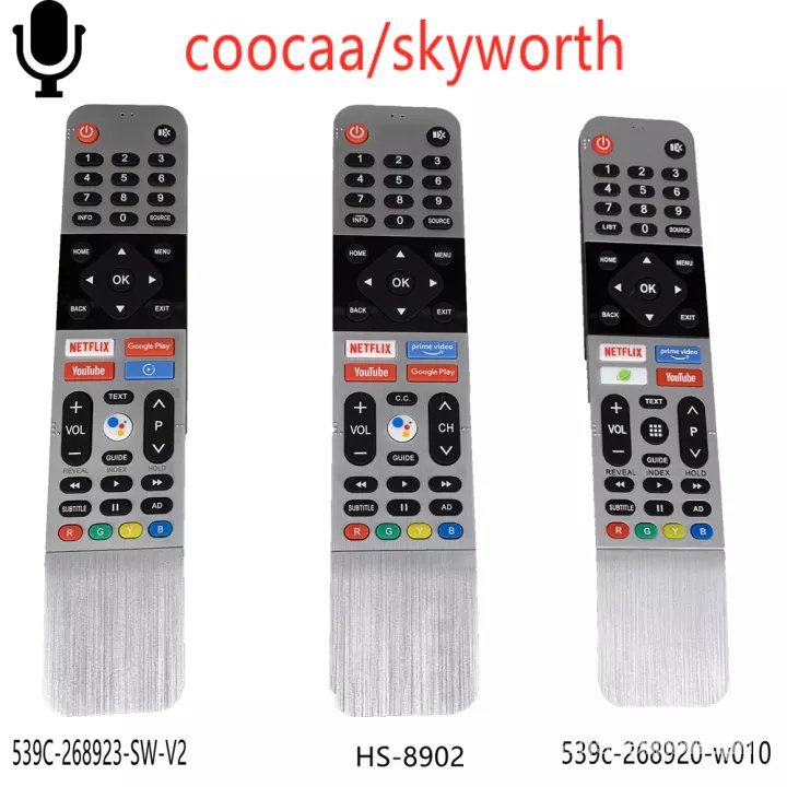coocaa Skyworth Smart TV remote control (o) TB5000, UB5100, UB5500 ...