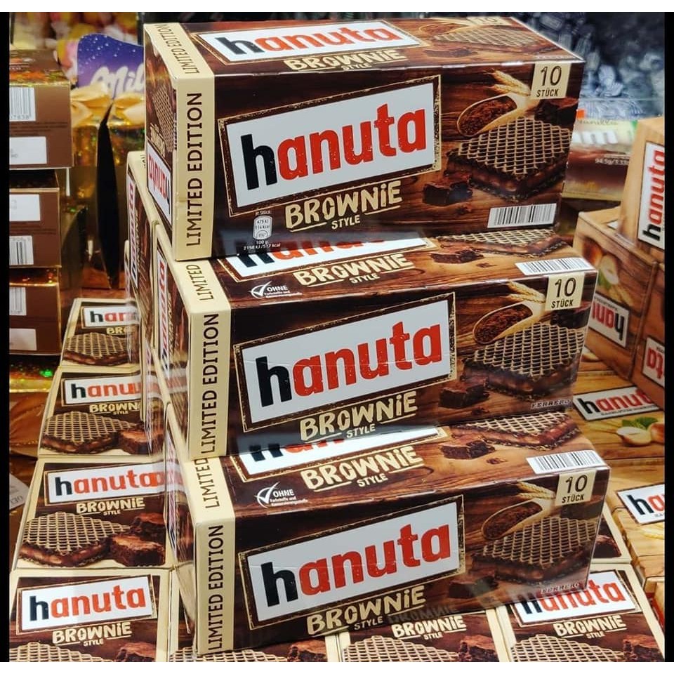 Ferrero Hanuta Black and White Hanuta Minis Hanuta Brownie Hanuta Cookies |  Shopee Philippines