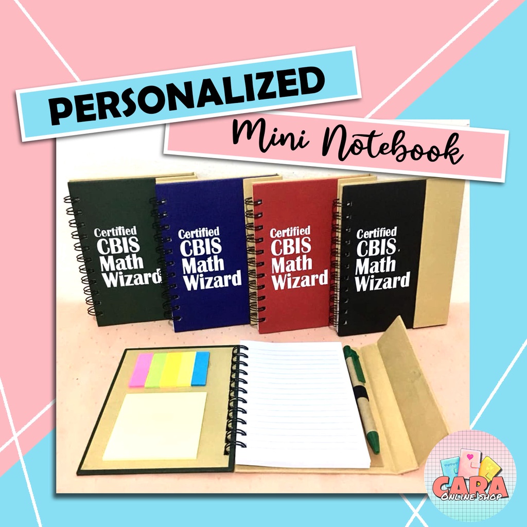 Customized Notebook w/ Sticky Notes | Shopee Philippines