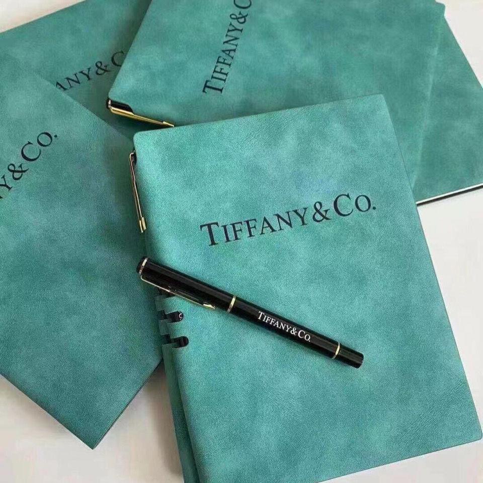 Ti-ffa-ny with the same sheepskin notebook notepad diary signature pen ...