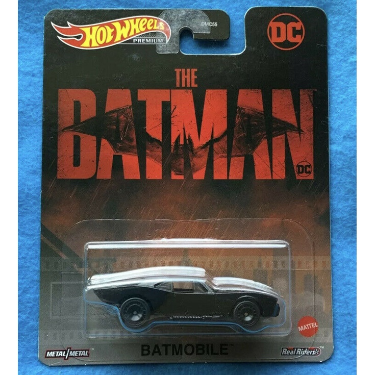 Hot Wheels 2022 DC The Batman Movie Hot Wheels Premium BATMOBILE Real ...