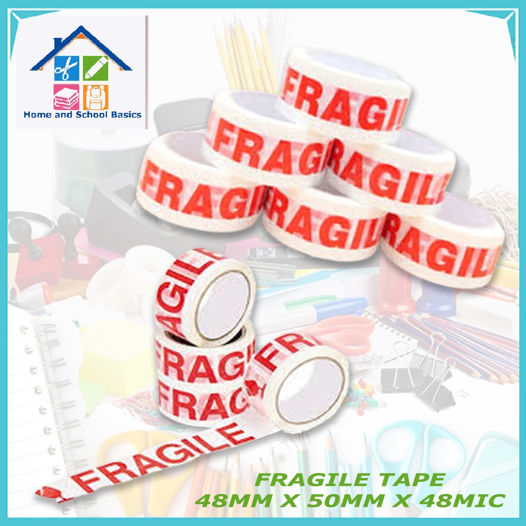 Fragile Tapes (2 inch x 50M x 48mic) - Printed Tape - Fragile - For ...
