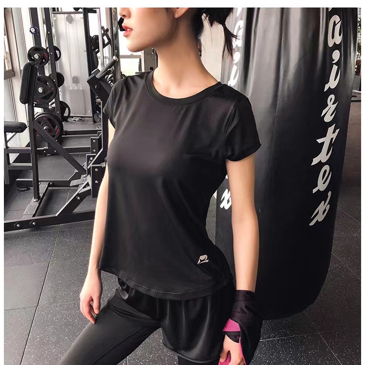 Dri fit t hot sale shirts for gym women's