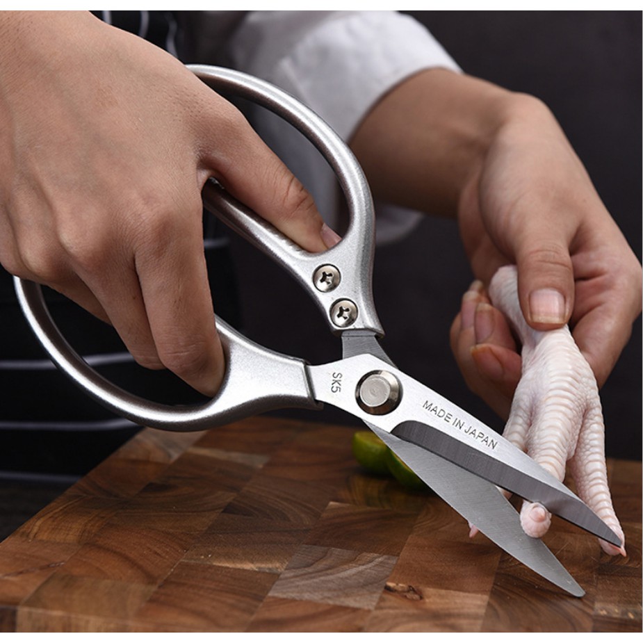 Multifunctional Kitchen Scissors Plastic Handle Stainless Steel Scissors  Kitchen Tijeras De Cocina Chicken Bone Scissors ножницы