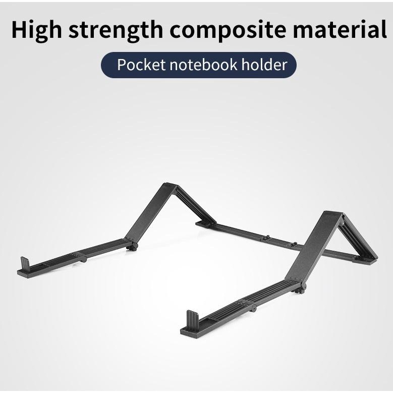 laptop Stand Portable Hands Free Adjustable Foldable Desk Stand