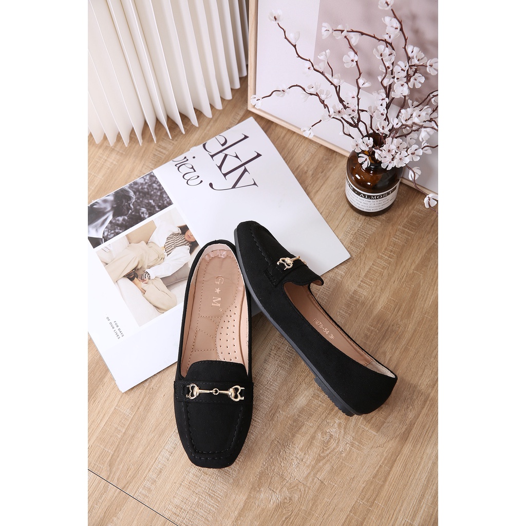 【AhSin】 Fashion Women Doll Shoes Office Flat Shoes Daily Loafer GM78-54 ...