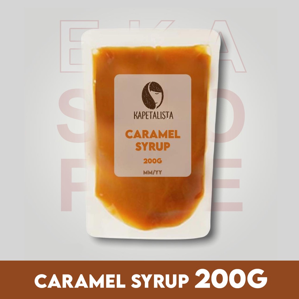 Caramel Syrup for Coffee Cakes Ice Cream Dessert Kapetalista Local