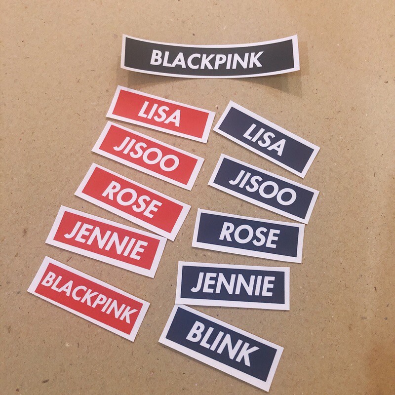 Blackpink Sticker Set (Lisa Jisoo Rose Jennie) | Shopee Philippines