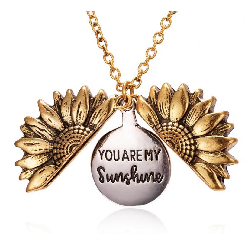 Sunflower on sale necklace shopee