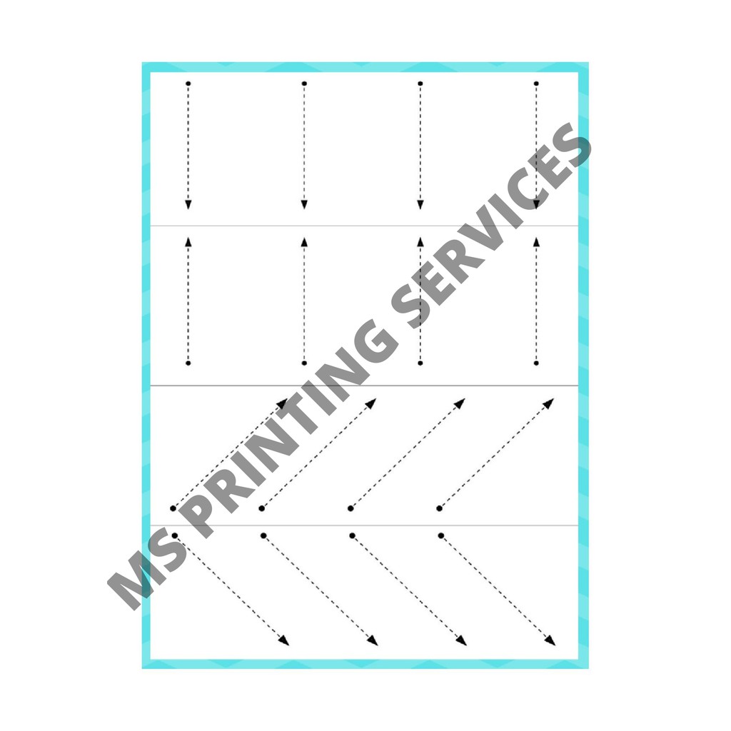 Laminated Chart (Lines Tracing) | Shopee Philippines