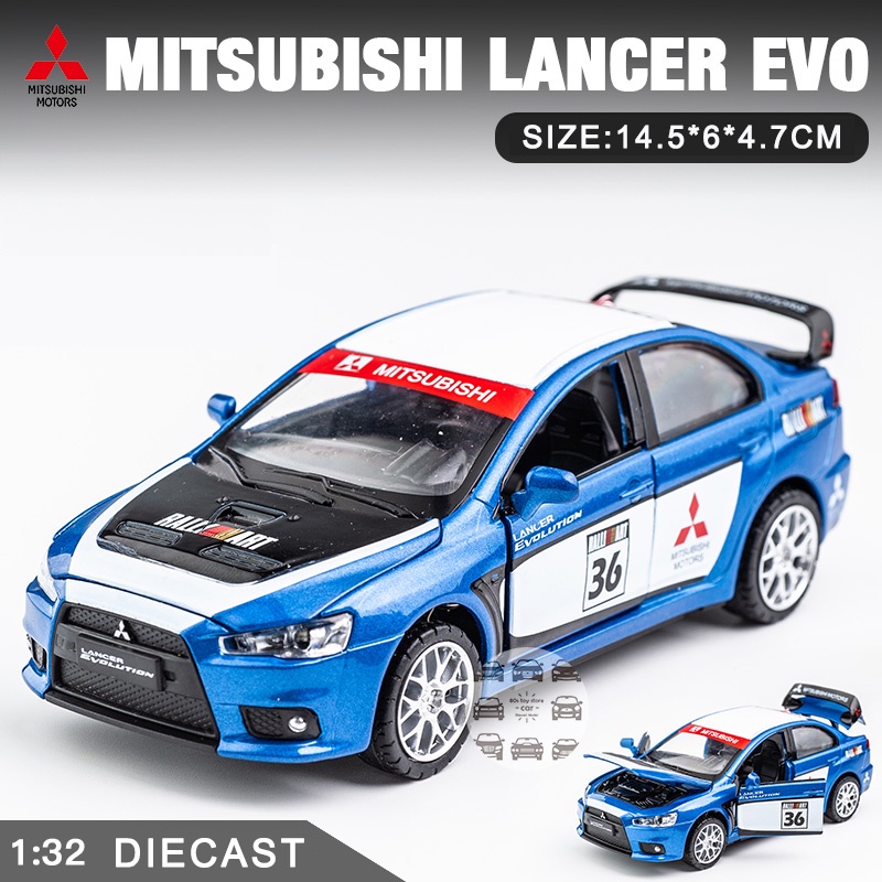 CCA 1:32 MITSUBISHI LANCER EVOLUTION WRC RALLY Track Racing Edition Car ...