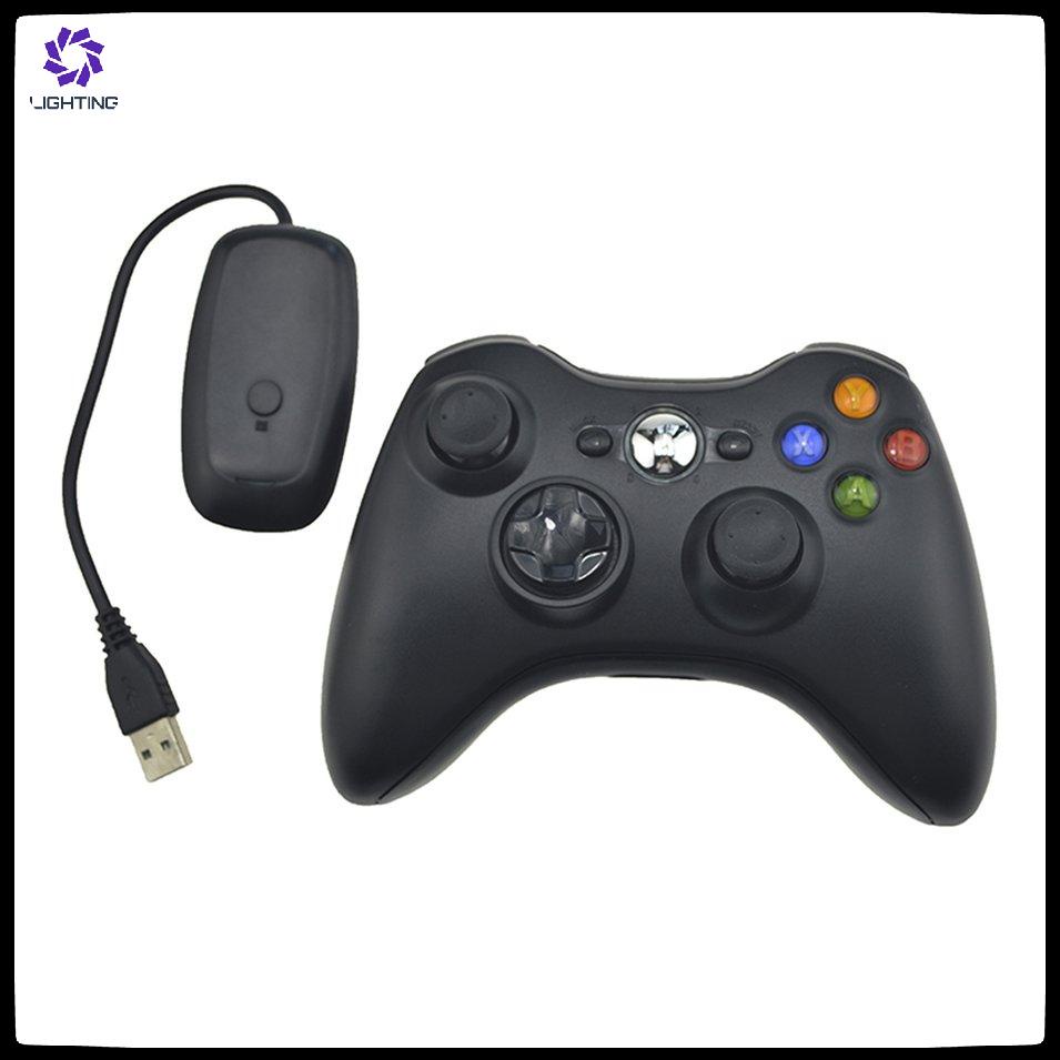 For Xbox 360 2.4g Wireless Gamepad With Receiver Pc Computer Notebook ...