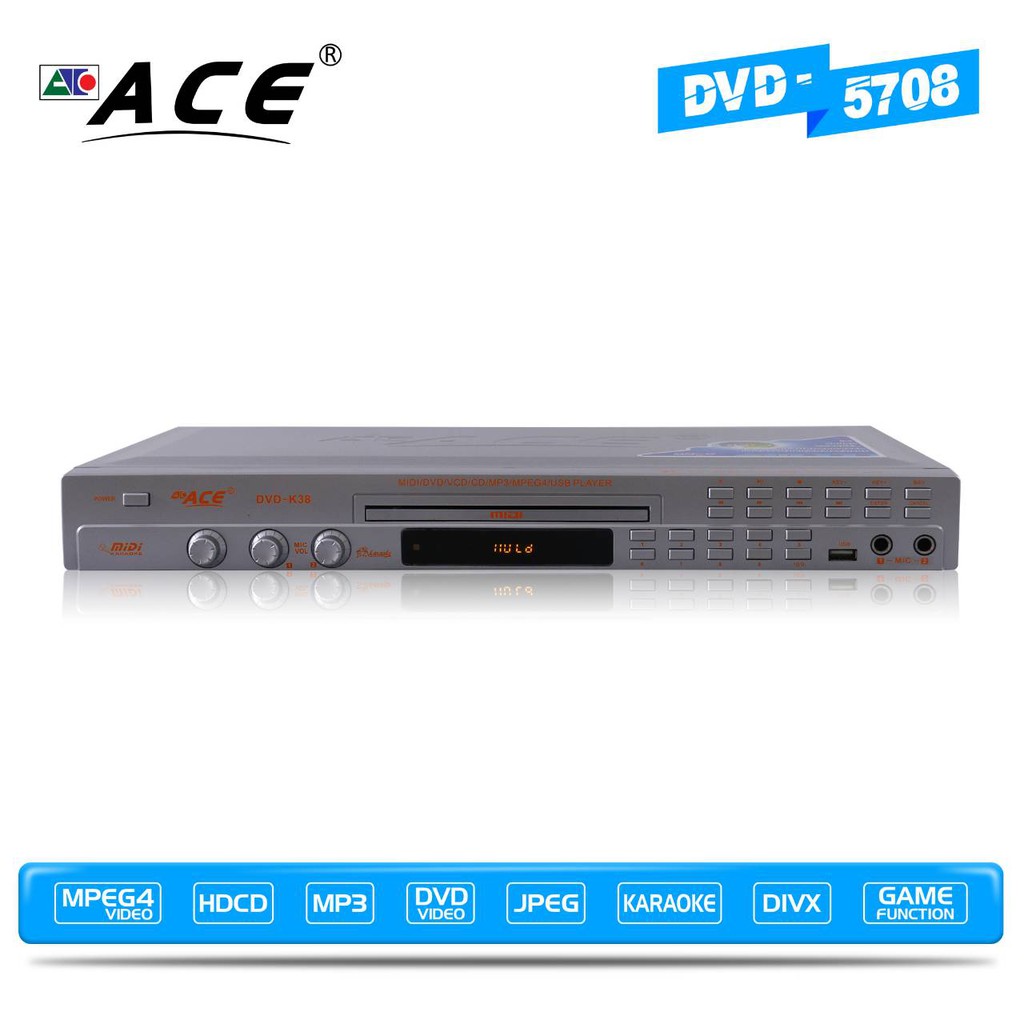 Ace MIDI5708 karaoke DVD player Shopee Philippines