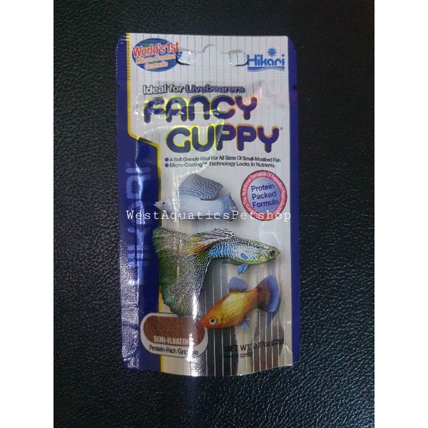 Hikari usa tropical fancy guppy best sale