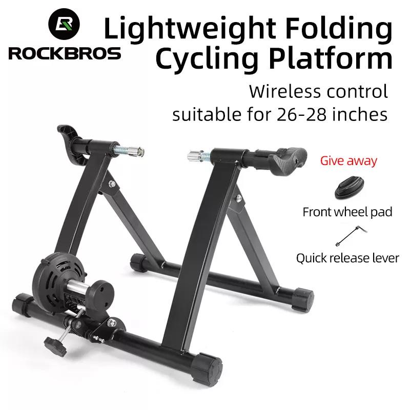 ROCKBROS Bike Trainer Bicycle Indoor Exercise Silent Liquid Resistance ...