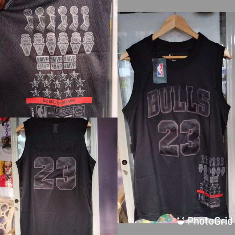 Men's Chicago Bulls Michael Jordan #23 Black jersey - MVP Special Edition