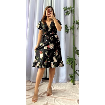 Wrap around 2024 dress shopee