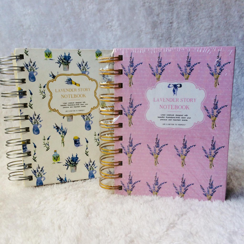 Harbound Lavender Story Binder /Notebook/Journal with 4 Tabs | Shopee ...